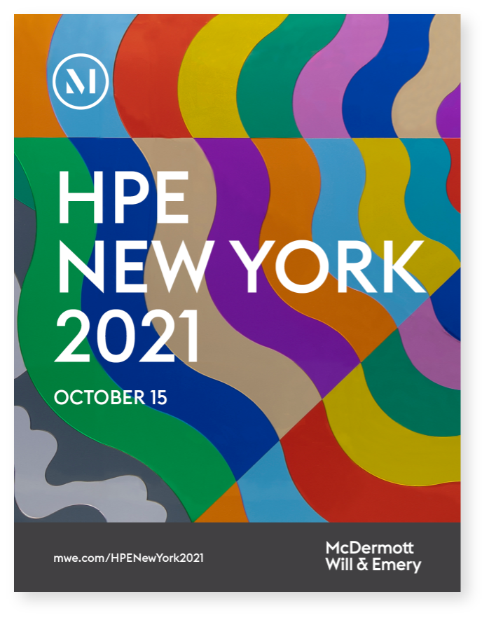 HPE New York 2021 Brochure Cover